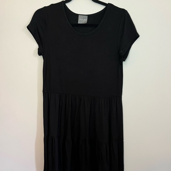 Black T-Shirt Flowy Dress - Small - Picture 1 of 3